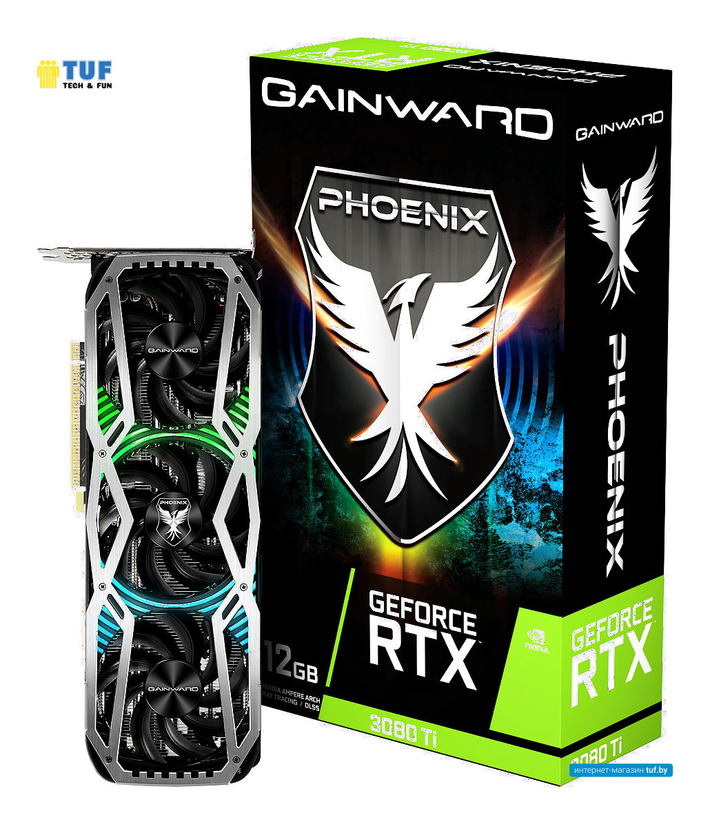 Видеокарта Gainward GeForce RTX 3080 Ti Phoenix NED308T019KB-132AX