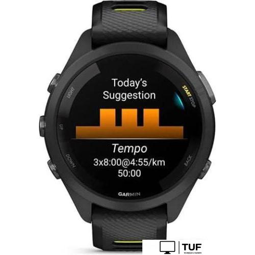 Умные часы Garmin Forerunner 265S (черный/желтый)