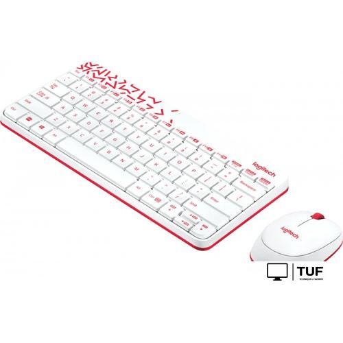 Офисный набор Logitech MK240 Nano 920-008160 (белый)