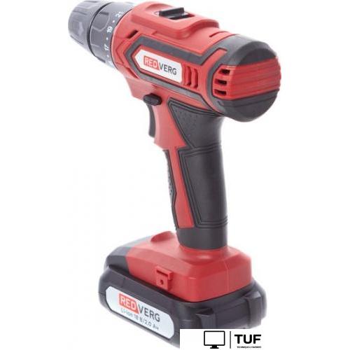 Дрель-шуруповерт RedVerg RD-S18M/U (с 2-мя АКБ, кейс)