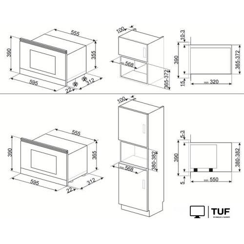 Микроволновая печь Smeg MP322X1