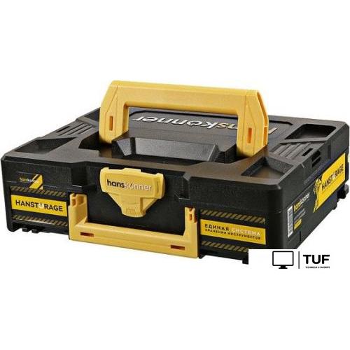 Ударная дрель-шуруповерт Hanskonner HCD18165BLI (с 2-мя АКБ, кейс)