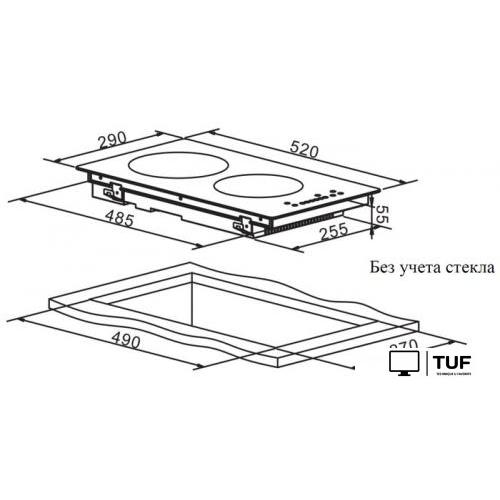 Варочная панель Weissgauff HI 32 BA
