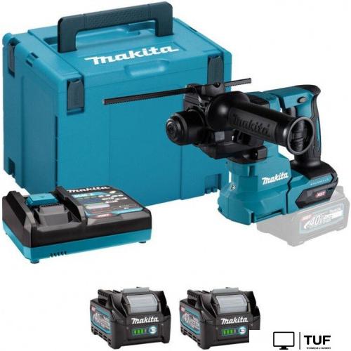 Перфоратор Makita HR010GD201 (с 2-мя АКБ, кейс)