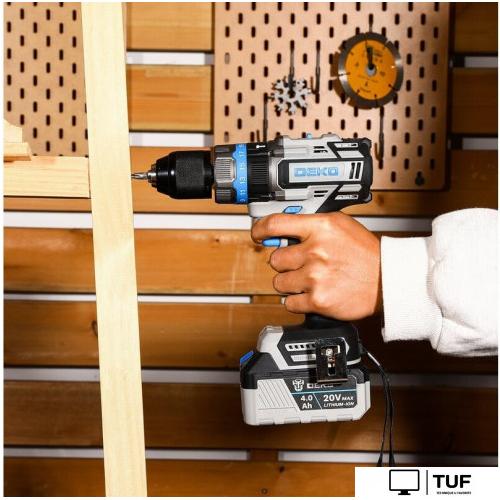 Ударная дрель-шуруповерт Deko DKCID20 063-4456 (без АКБ)