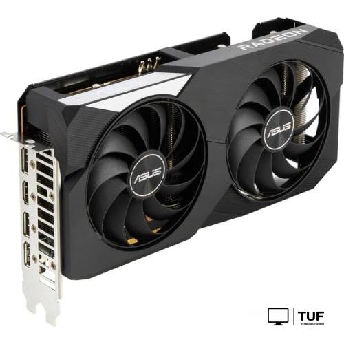 Видеокарта ASUS Dual Radeon RX 6650 XT OC Edition 8GB GDDR6 DUAL-RX6650XT-O8G