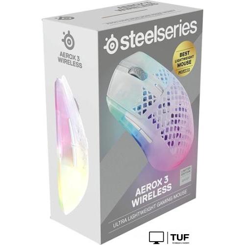Игровая мышь SteelSeries Aerox 3 Wireless Ghost