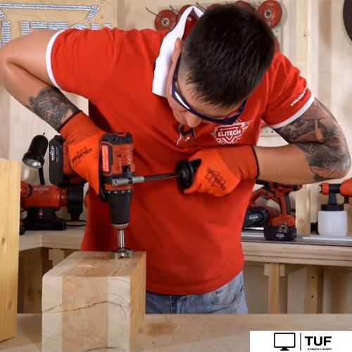 Ударная дрель-шуруповерт ELITECH ДА 18УБЛ2 E2201.002.00 (без АКБ)