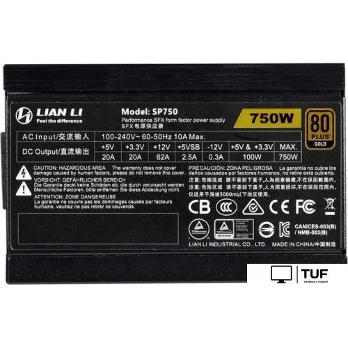 Блок питания Lian Li SP750 G89.SP750B.00EU