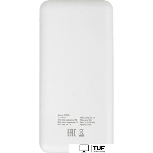 Внешний аккумулятор Buro BPW10E 10000mAh (белый)