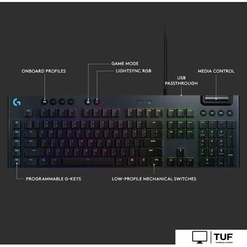 Клавиатура Logitech G815 GL Tactile 920-008991
