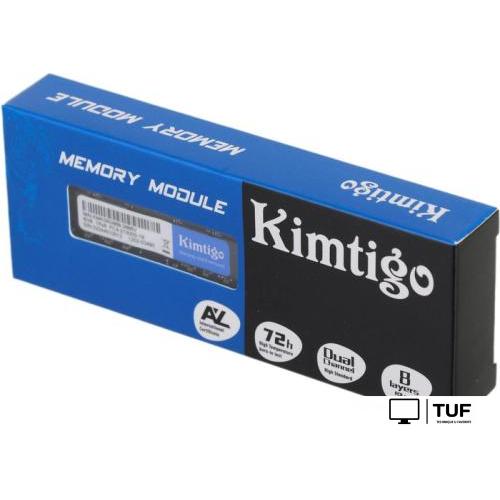 Оперативная память Kimtigo 8ГБ DDR4 SODIMM 2666 МГц KMKS8G8682666