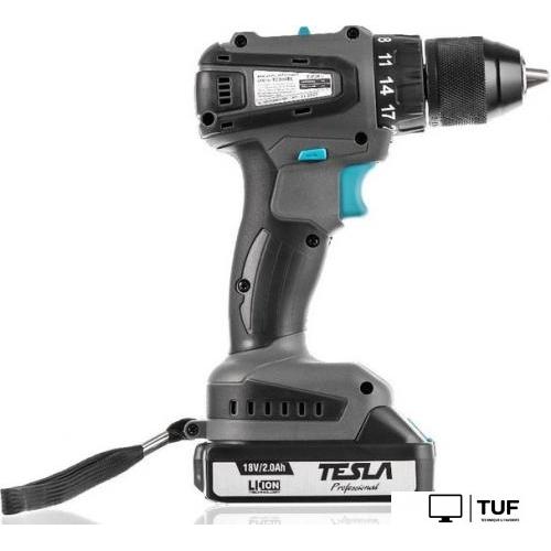 Дрель-шуруповерт Tesla TCD18BL 840369 (с 2-мя АКБ, кейс)