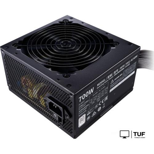 Блок питания Cooler Master MWE 700 White 230V V2 MPE-7001-ACABW-EU