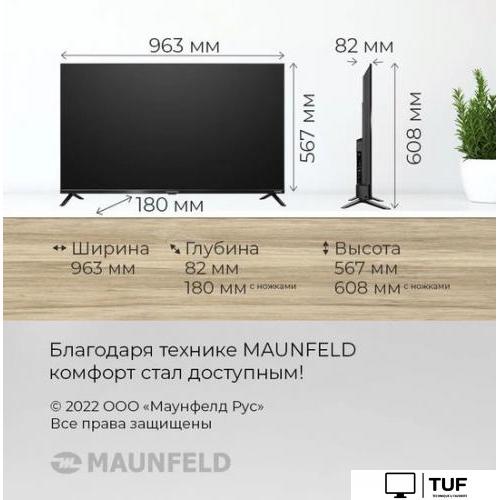 Телевизор MAUNFELD MLT43FSX02