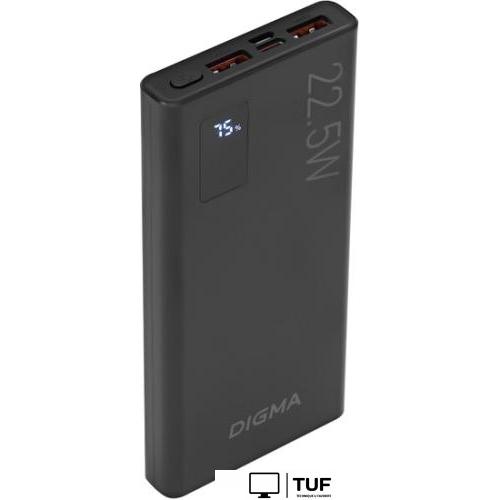 Внешний аккумулятор Digma DGPF10A 10000mAh (черный)