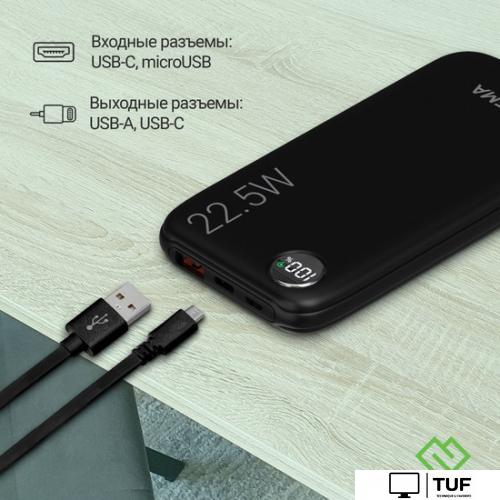 Внешний аккумулятор Digma DGPF10B 10000mAh (черный)