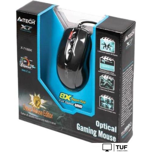 Мышь A4Tech X-718BK