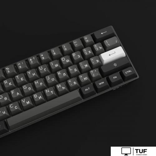 Клавиатура Akko 3061S Black & Silver (Akko Cream Yellow V3 Pro)