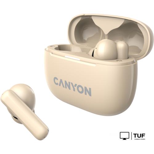 Наушники Canyon OnGo 10 ANC TWS-10 (бежевый)