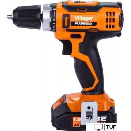 Дрель-шуруповерт Villager Fuse VLN 3220 2BSC 056357 (с 2-мя АКБ, кейс, оснастка)