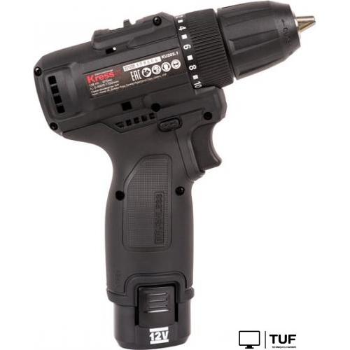 Дрель-шуруповерт Kress KU202.1 (с 2-мя АКБ, кейс)
