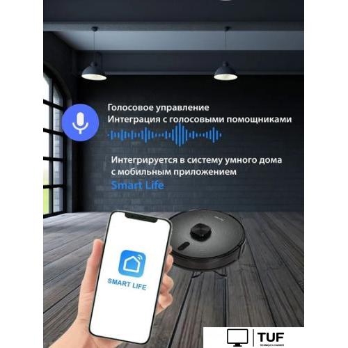 Робот-пылесос Pioneer VC725R (черный)