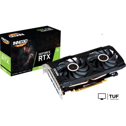 Видеокарта Inno3D GeForce RTX 2060 Twin X2 6GB GDDR6 N20602-06D6-1710VA15L