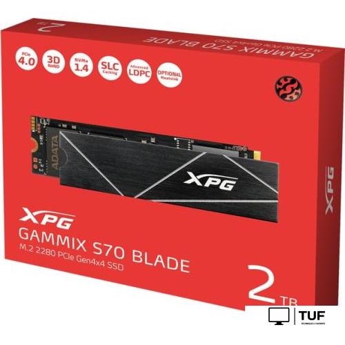 SSD ADATA XPG GAMMIX S70 Blade 2TB AGAMMIXS70B-2T-CS