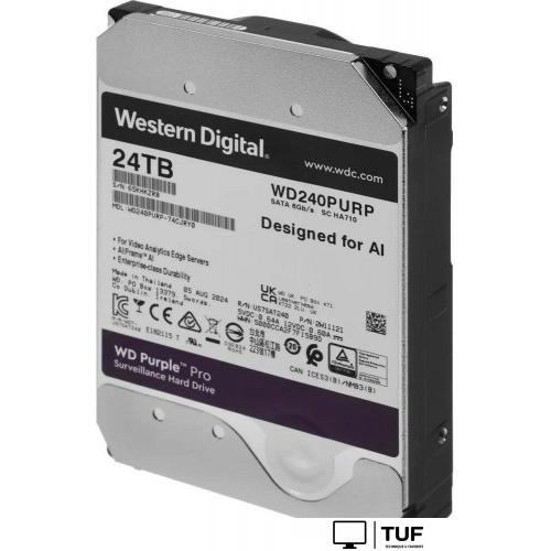 Жесткий диск WD Purple Pro 24TB WD240PURP