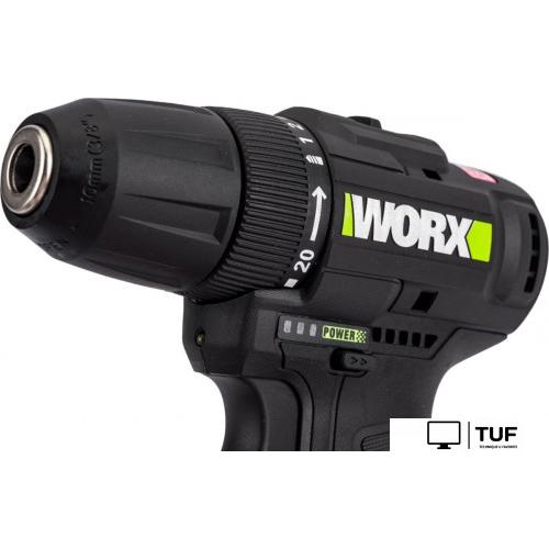 Дрель-шуруповерт Worx Professional WE210.2 (с 2-мя АКБ)