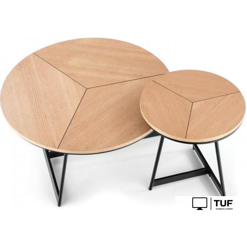 Журнальный столик Halmar Karida 80x41 (натуральный/черный)