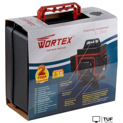 Лазерный нивелир Wortex LL 0340 0323145 (кейс)