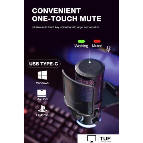 Проводной микрофон FIFINE TAM6 (черный)