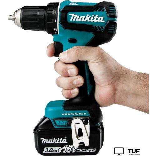 Дрель-шуруповерт Makita DDF485RFJ (с 2-мя АКБ, кейс)