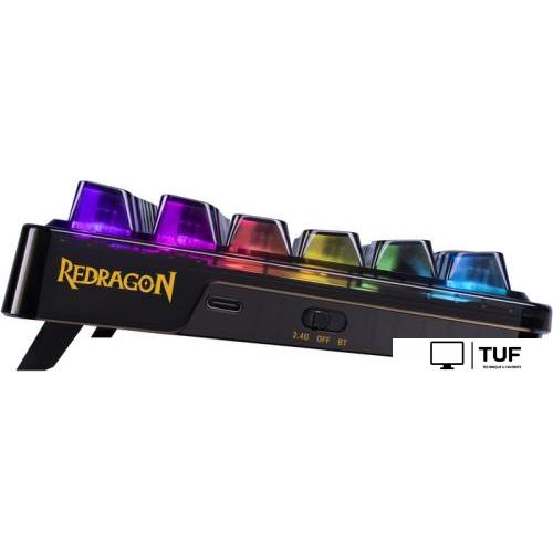Клавиатура Redragon Elf Pro (прозрачный/черный)