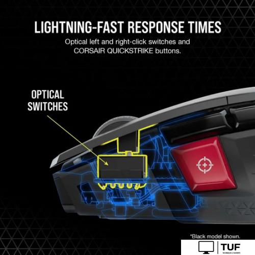 Игровая мышь Corsair M65 RGB Ultra Wireless (белый)