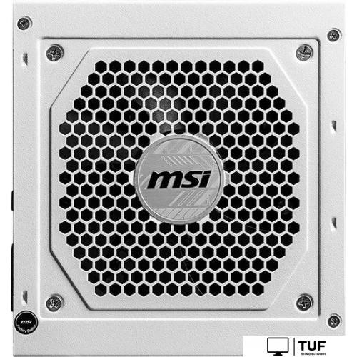 Блок питания MSI MAG A850GL PCIE5 WHITE