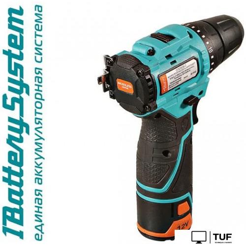 Дрель-шуруповерт Sturm CD1240BLC (с 2-мя АКБ, кейс)