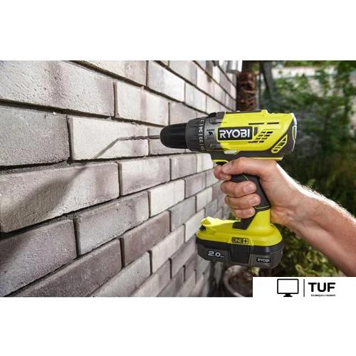 Ударная дрель-шуруповерт Ryobi R18PD3-242S 5133003820 (с 2-мя АКБ 4 Ah + 2 Ah, сумка)