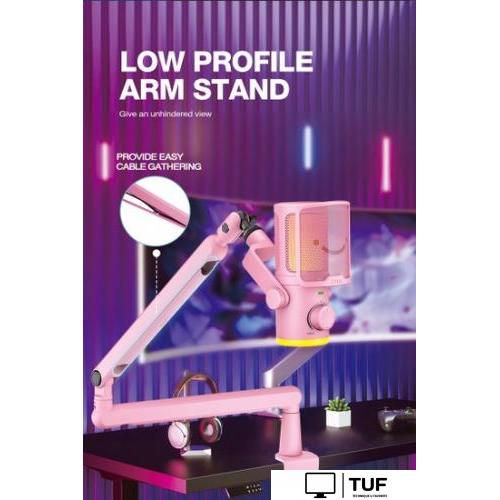 Проводной микрофон FIFINE TAM6 (розовый)