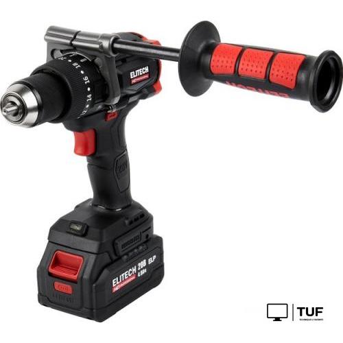 Ударная дрель-шуруповерт ELITECH CD 20BL2 E2201.042.01 (с 1-им АКБ, кейс)
