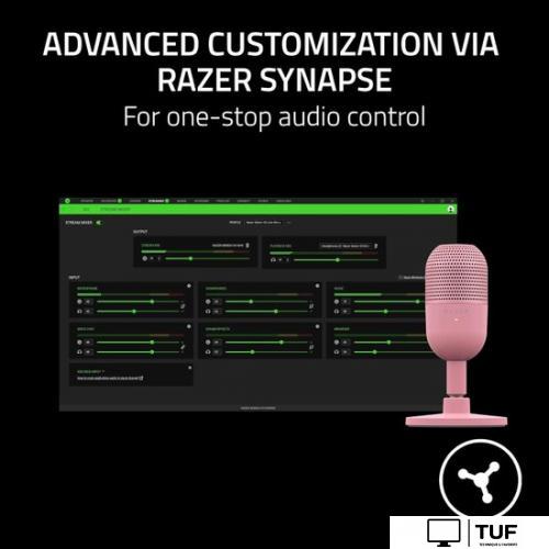Проводной микрофон Razer Seiren V3 Mini Quartz Pink