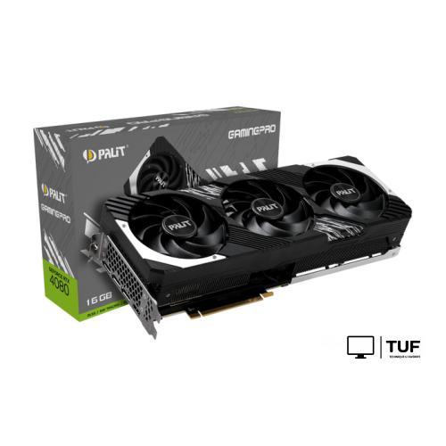 Видеокарта Palit GeForce RTX 4080 GamingPro NED4080019T2-1032A