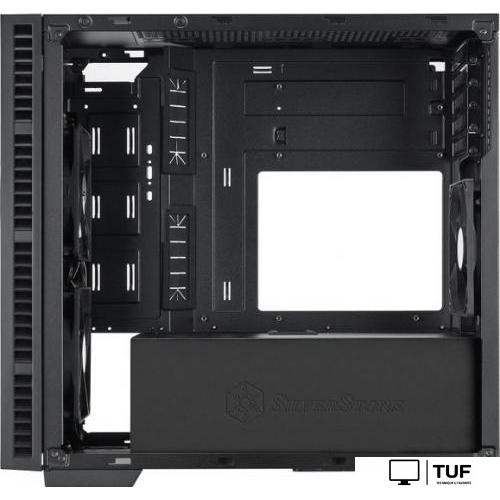 Корпус SilverStone RL08 (черный/красный)