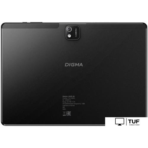 Планшет Digma Optima 1442E 4G (черный)