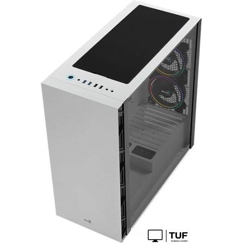 Корпус AeroCool Flo Saturn FRGB-G-WT-v1