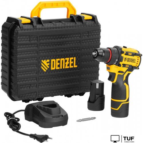 Дрель-шуруповерт Denzel CDH-BL-12 (с 1-им АКБ, кейс)