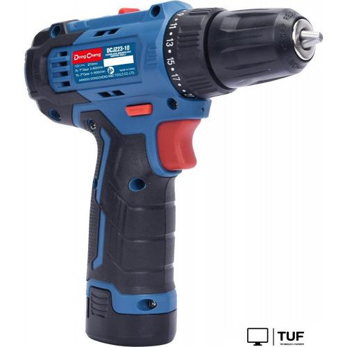 Дрель-шуруповерт DongCheng DCJZ23-10 Type EK (с 2-мя АКБ, кейс)