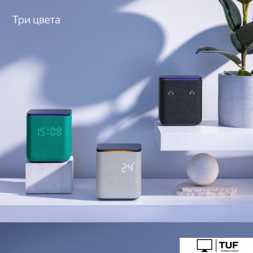 Умная колонка Яндекс Станция Миди (черный)